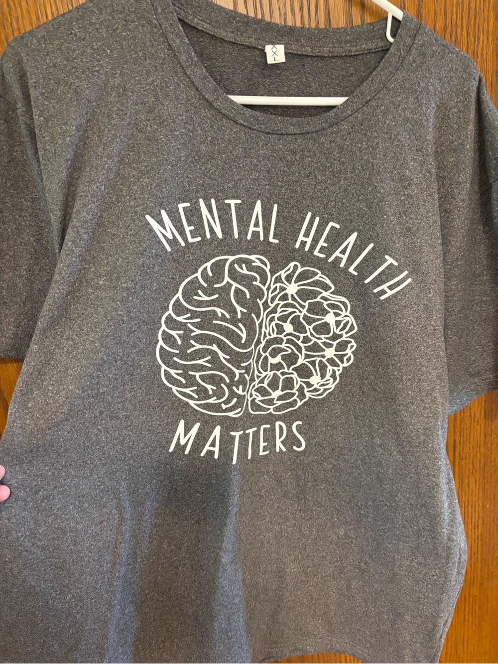 Mental Health Matters Graphic Tee - Dark Heather Gray - Picture 2 of 2